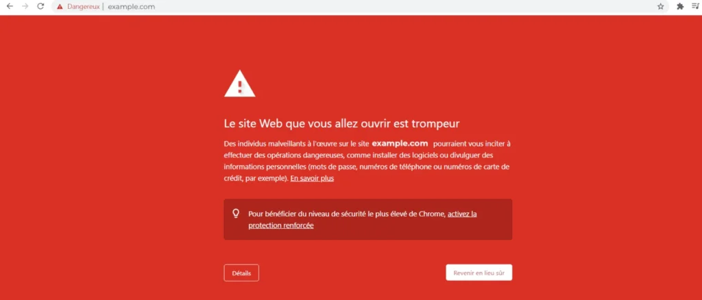 site a ete blackliste