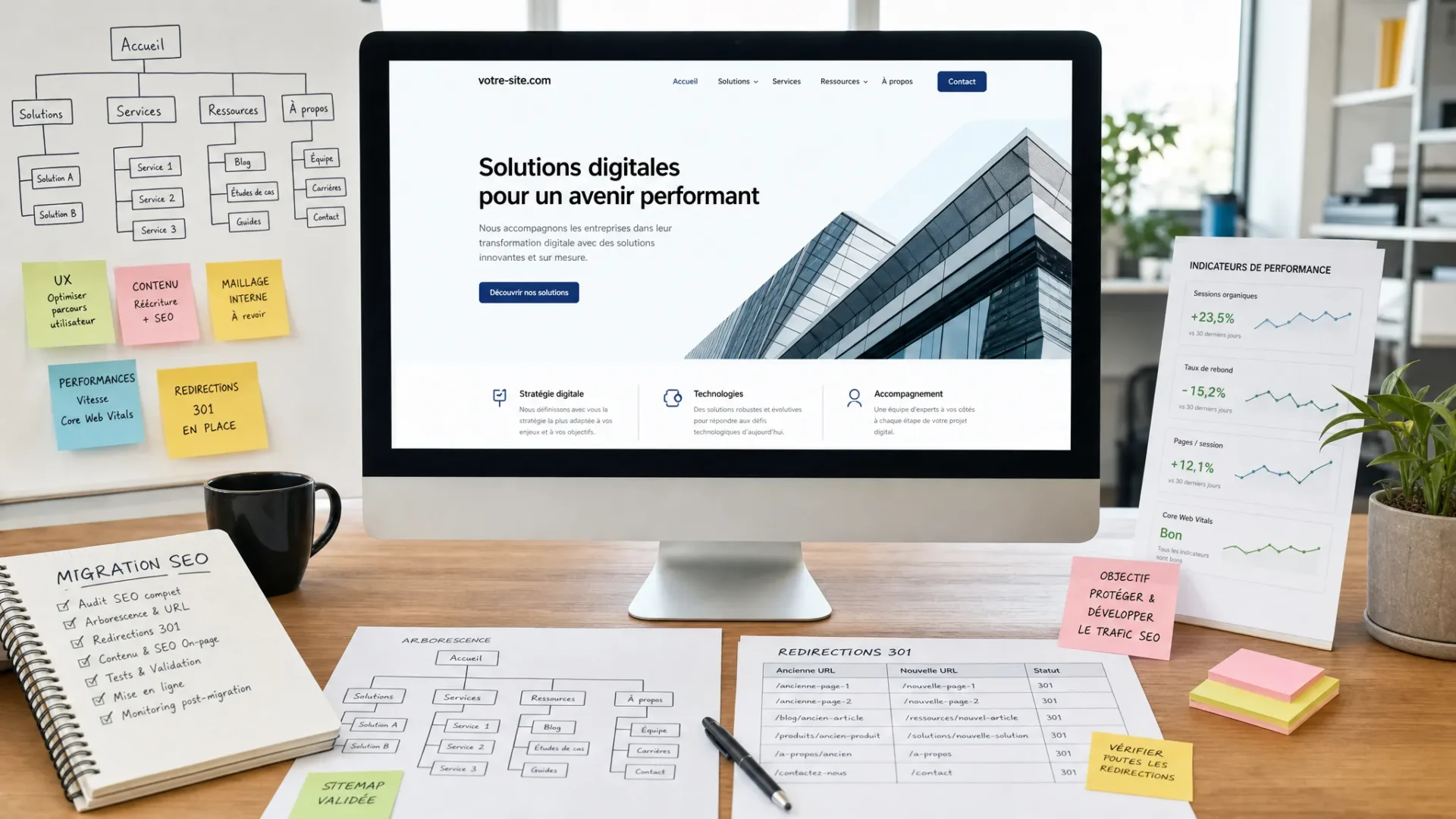 Refonte site web : comment garder son trafic Google - Main Image