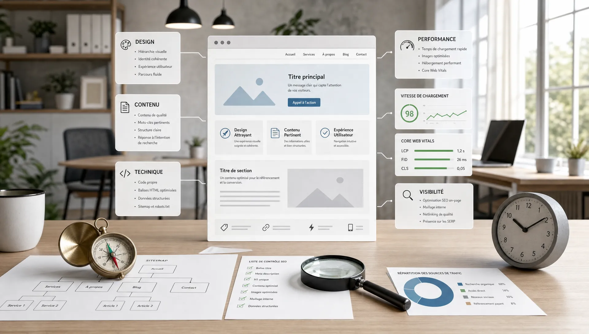 SEO design : comment concilier esthétique, vitesse et visibilité - Main Image